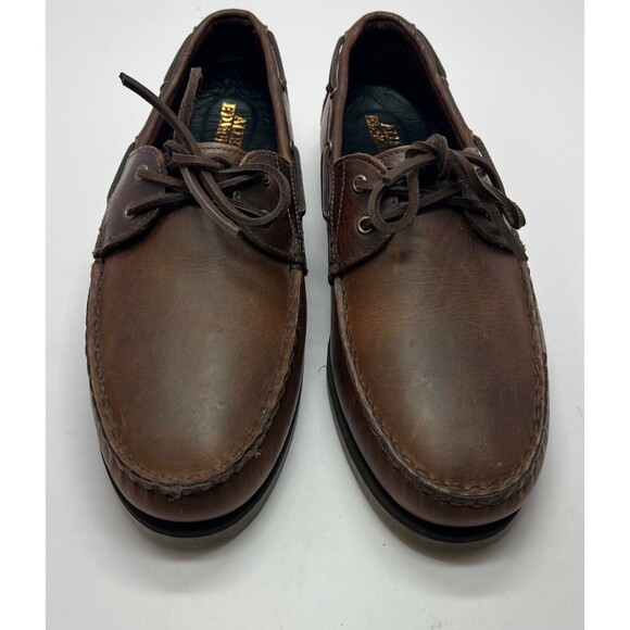 Allen Edmonds Port Washington Force 10 Men\'s Sz 11 1/2 Brown Leather Boat Shoes main image 7
